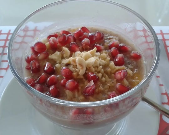 Ashure for Muharram: Vegan-Friendly Sweet Porridge with Grains, Nuts and Fruits