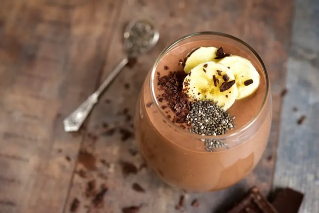 Creamy Banana Chocolate Smoothie