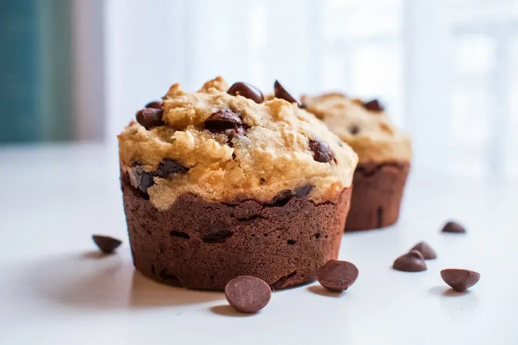 Banana coconut muffins