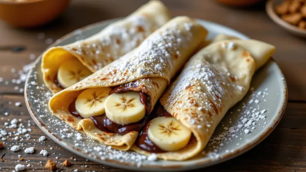 Recipe For Banana Bournville Crepes