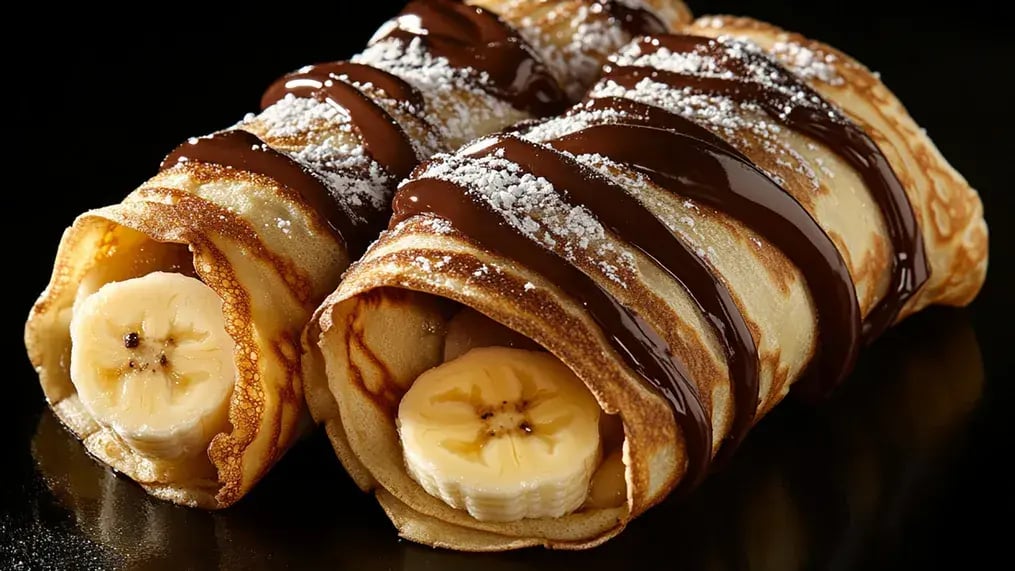 Tips To Keep Banana Bournville Crepes Light And Fold Friendly