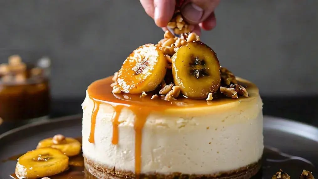 Banana Foster Cheesecake recipe for home bakers - For the banana foster topping 2