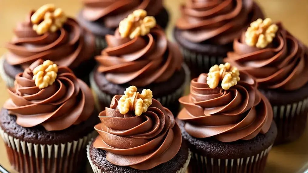Ingredients - Banana Walnut Chocolate Cupcakes: Ripe Fruit Meets Rich Cocoa