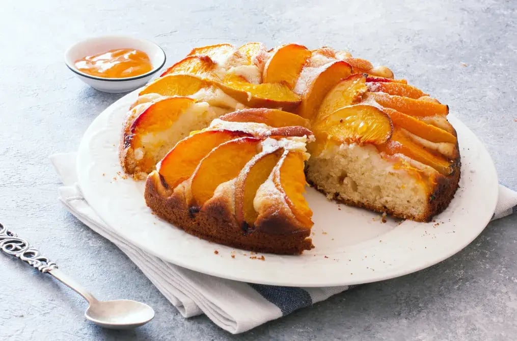 Yellow Peach Tart