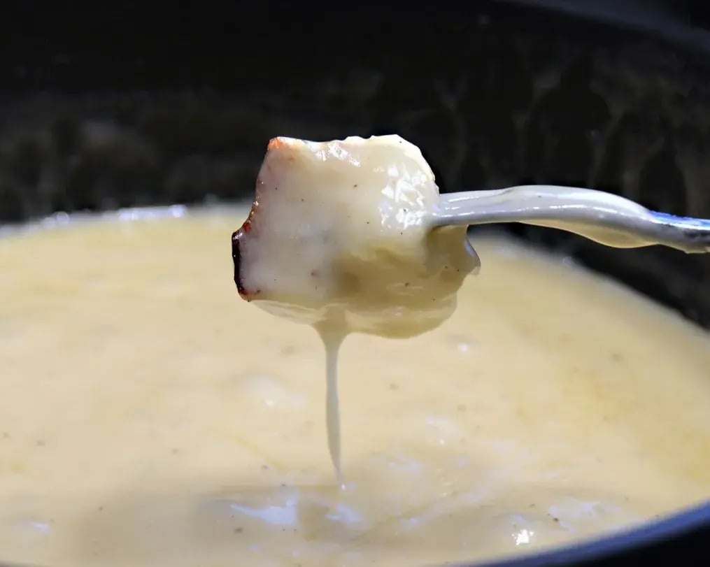 Banana Added Fondue