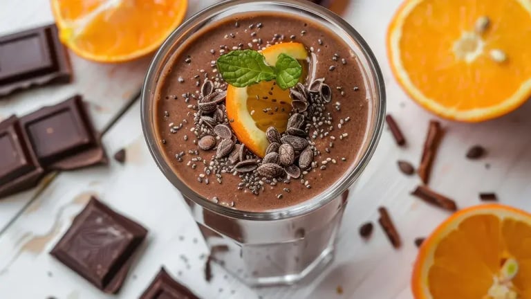 Best Fruits To Blend With Chocolate In Smoothies - Orange (or Blood Orange)