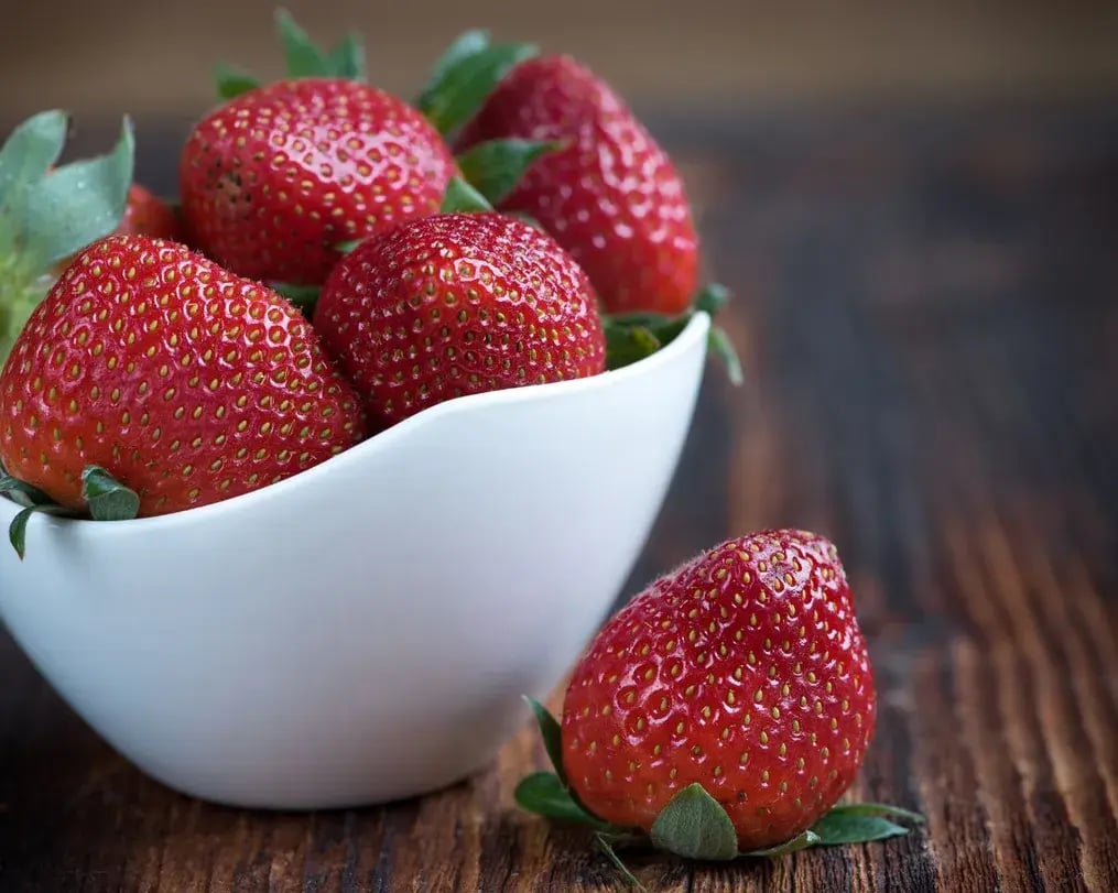 Bowl Of Strawberries