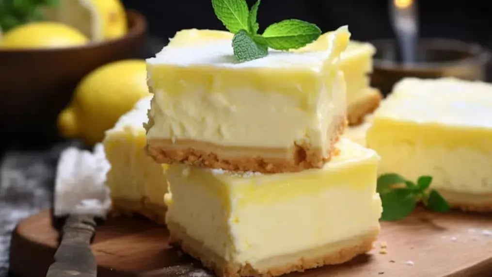 Champagne And Lemon Cheesecake Bites