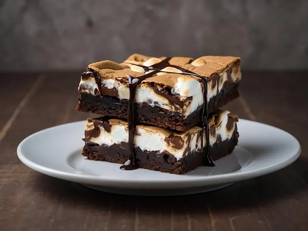 Bite-sized new desserts that are worthy to be showcased at every food fest - Plate With Slice Cake It That Has Chocolate It