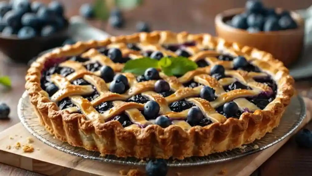 Blueberry Cream Cheese Tart
