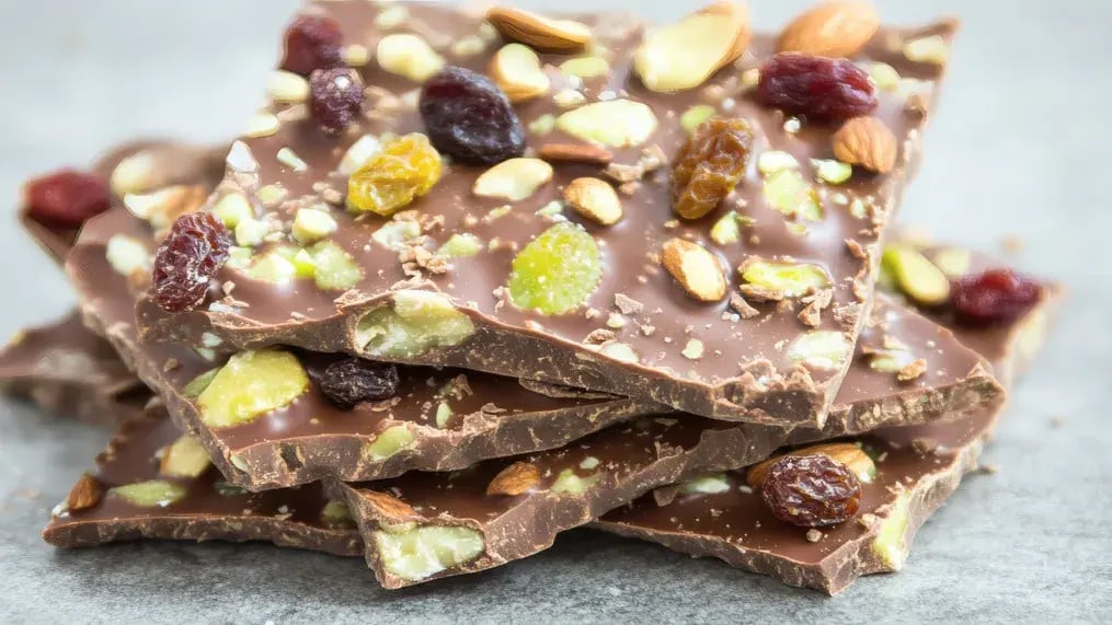 Recipe For Bournville Almond Bark With Customized Add Ins