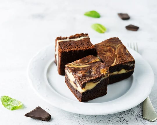 Bournville brownie kalakand fusion dessert