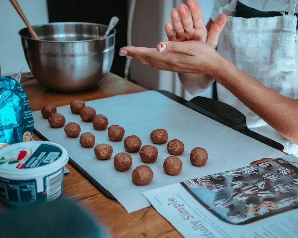 Dark Chocolate Truffle Making