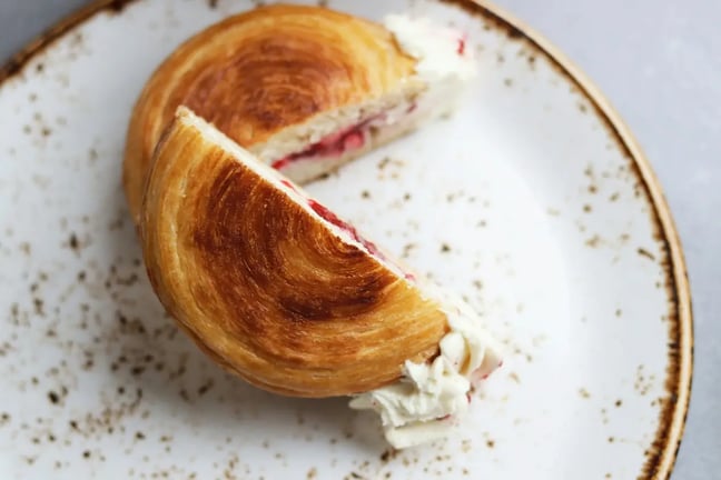 Croissant cookies with Bournville chips
