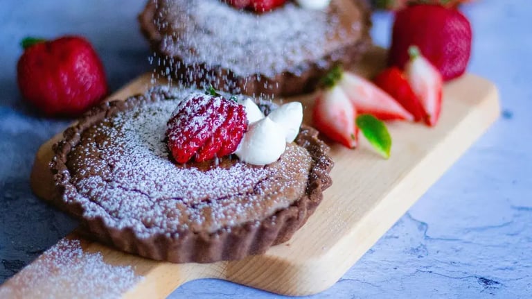 Bournville Raspberry Tart