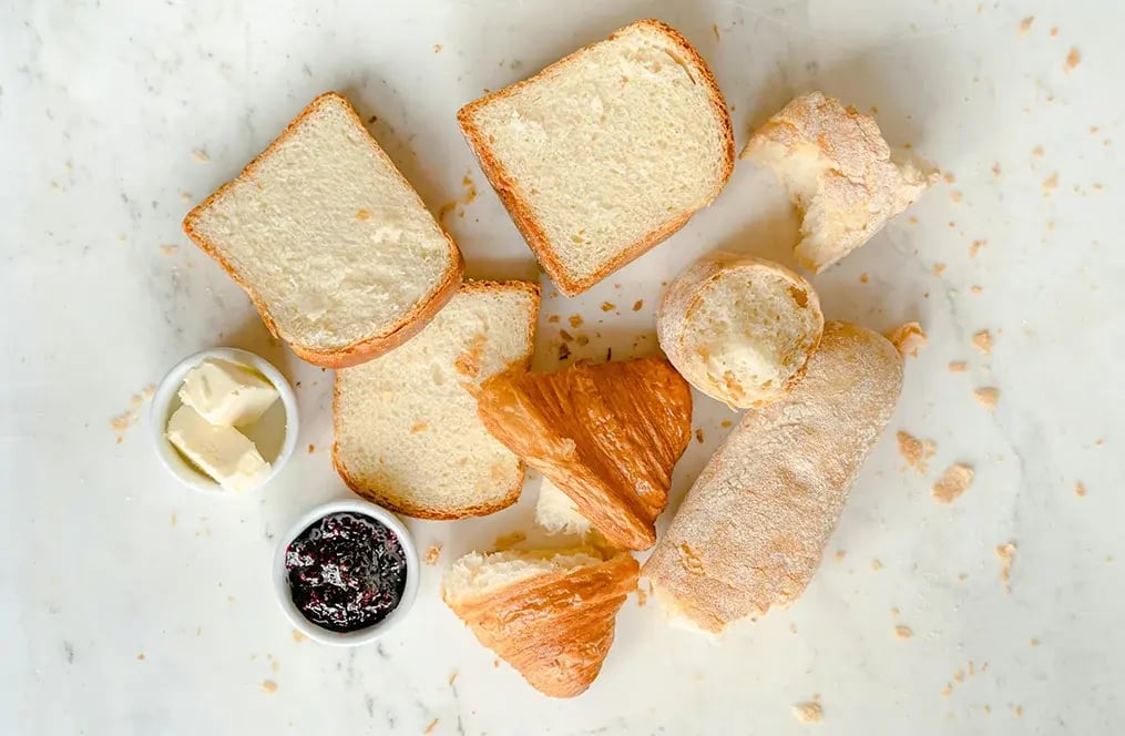 Bread and Butter Pudding Ingredients