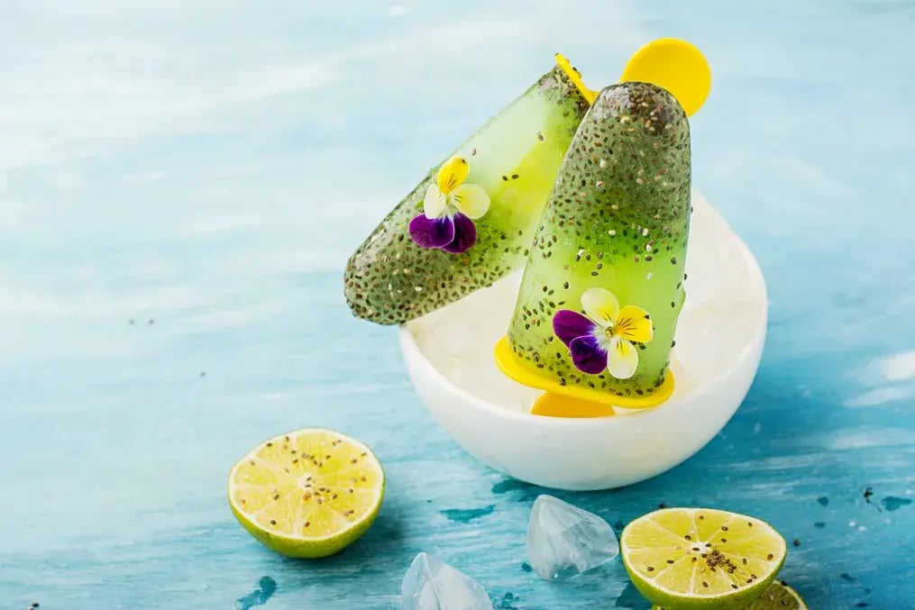 Chia Seed Pudding Popsicles