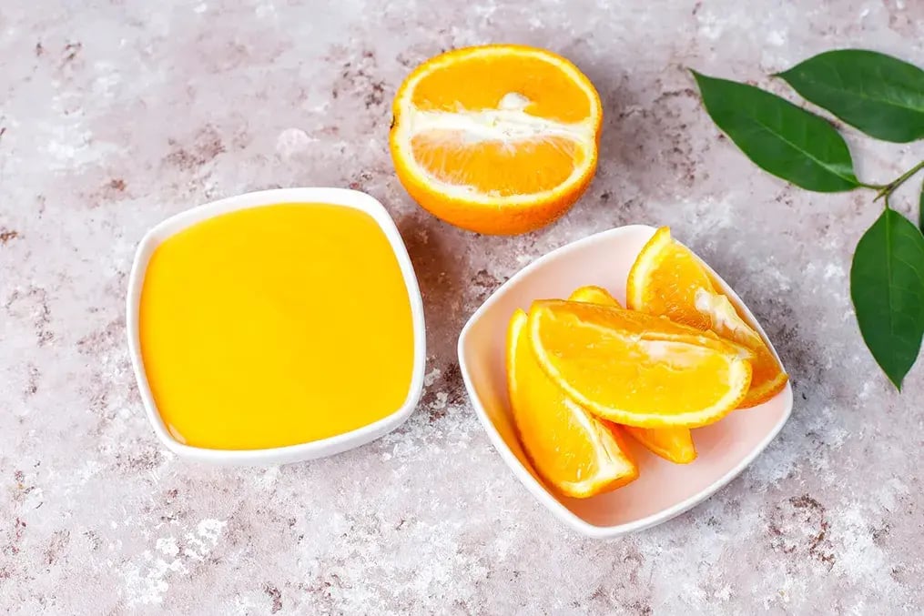 Creamy Orange Pudding