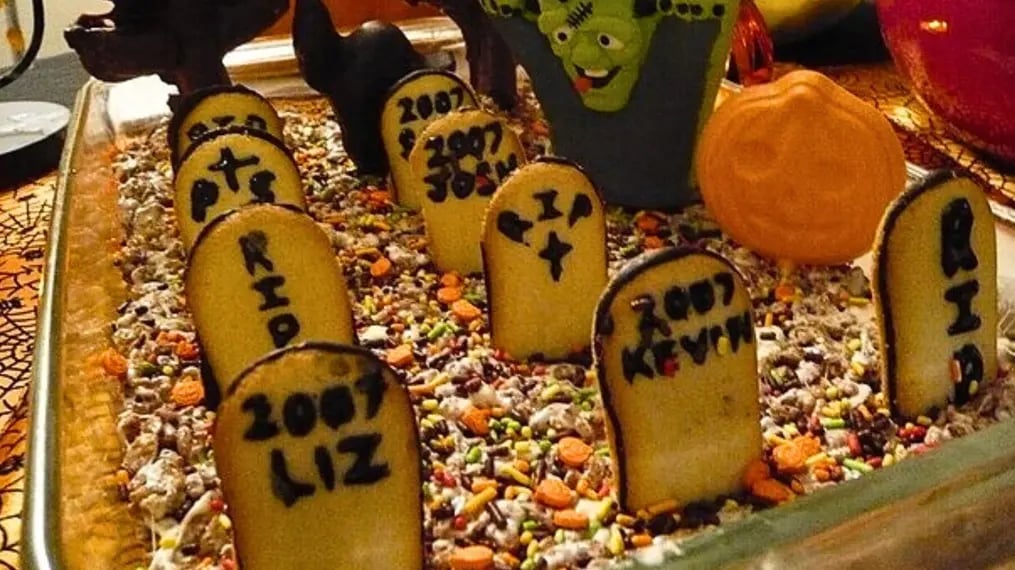 Cadbury Graveyard Brownies