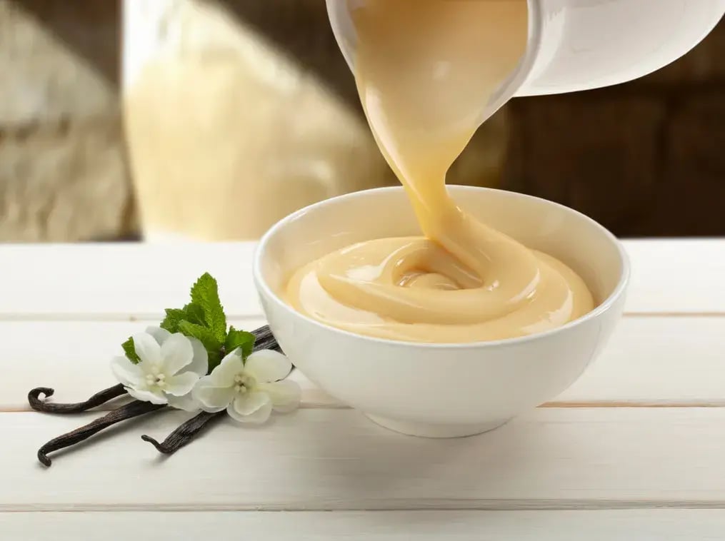 Caramel Custard with Raisins: A Classic Parsi Dessert with a Festive Upgrade - Adding Vanilla for Depth