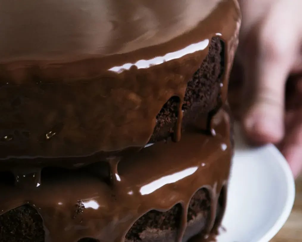 Caramel Chocolate Coffee Cake