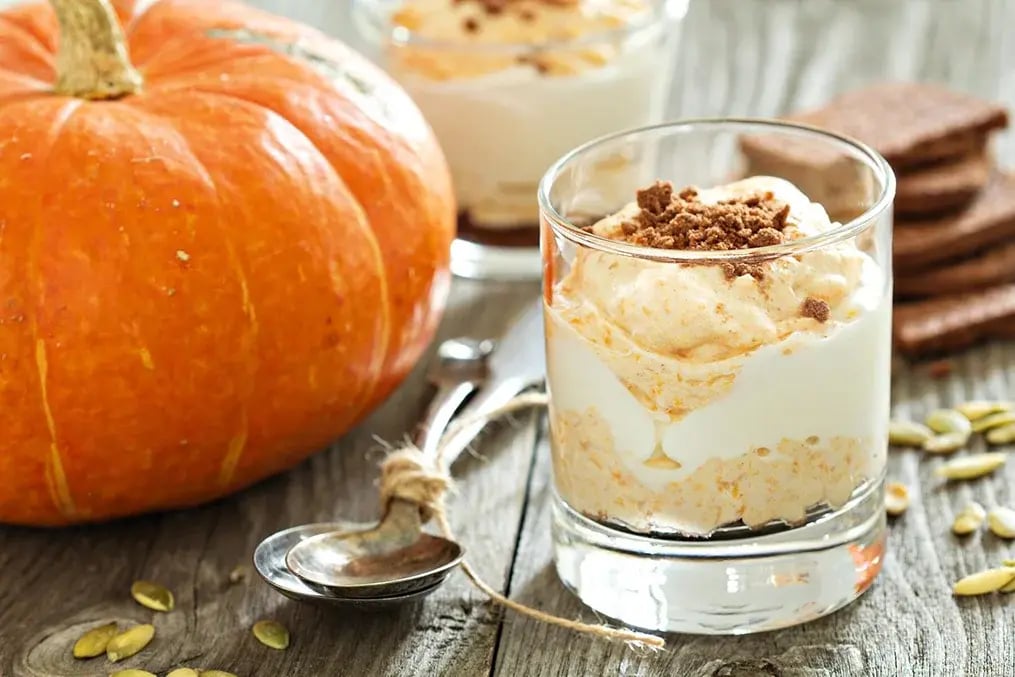 Pumpkin Spice Fruit Parfait