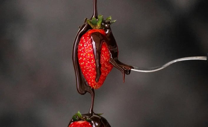 Charm your date with a decadent dark chocolate dessert