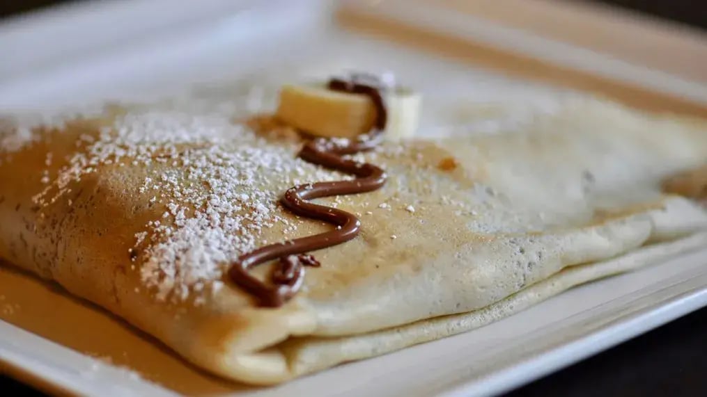 Chocolate Banana Crepes