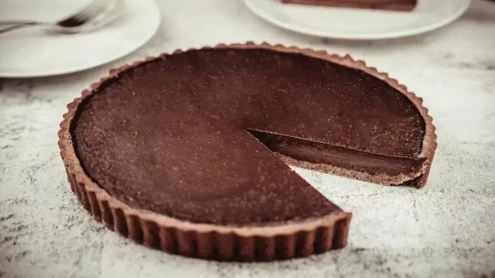 Cream Cheese And Chocolate Tart