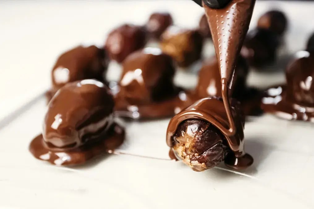 Chocolate-Filled Dates