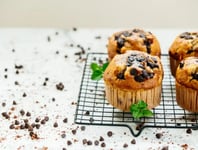 Chocolate Blueberry Muffins With Brownie Chunks: A Delightfu...