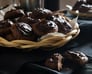 Chocolate Chip Cookies with Chocolate Syrup Swirls
