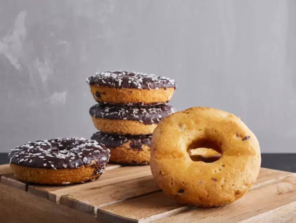 Chocolate-Coated Honey Glazed Donuts