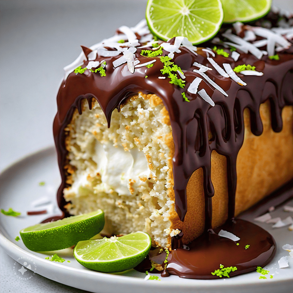 coconut-and-lime-chocolate-covered-sponge-cake