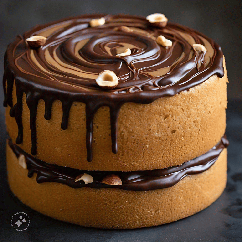 espresso-and-hazelnut-chocolate-covered-sponge-cake