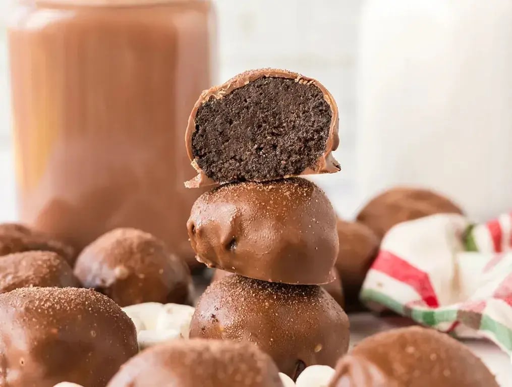 Truffles With Hot Chocolate