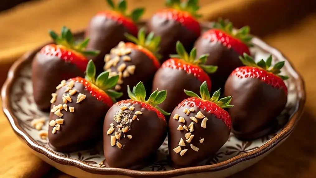 Why Are Chocolate Dipped Strawberries With Almond Crunch A Perfect Treat?