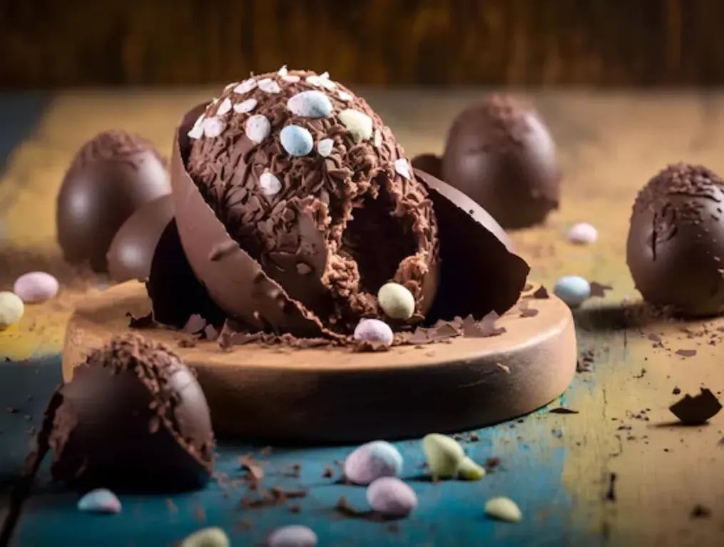 Chocolate Easter Egg Truffles