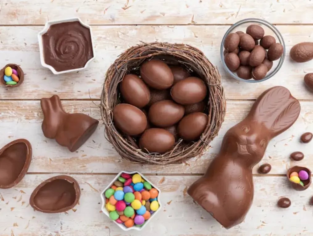 Chocolate Mousse Easter Eggs