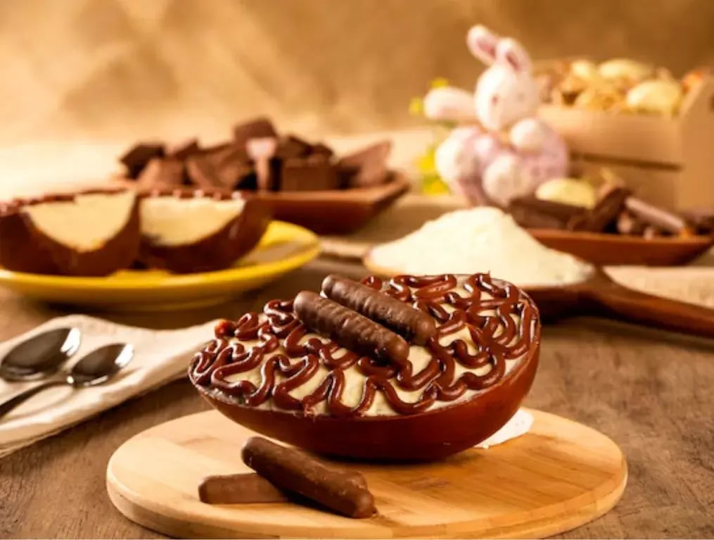 Chocolate Pudding Easter Eggs
