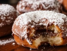 Chocolate Filled Donuts For Valentine’s Day