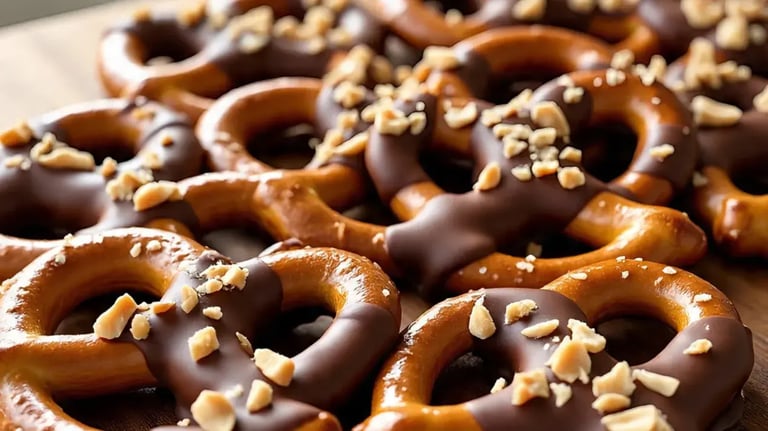 Chocolate Peanut Pretzels Sweet Salty And Perfect For Gifting