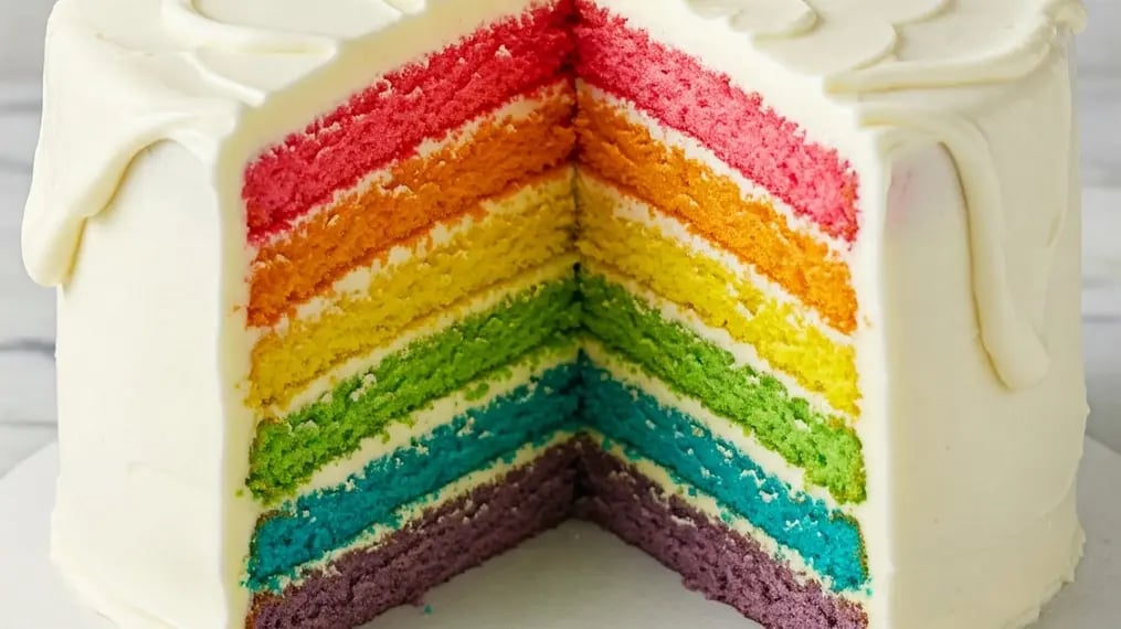 rainbow-cake
