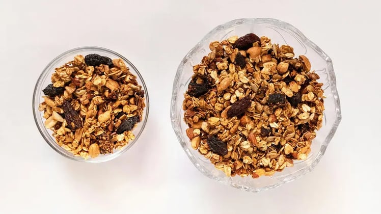 Bowls Of Mixed Dry Fruit