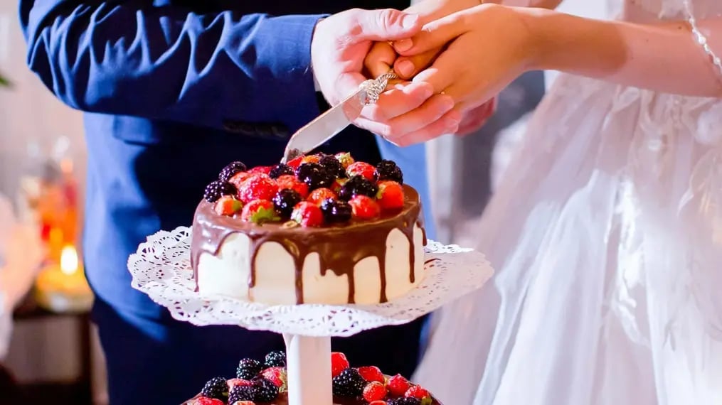 Chocolate Late Wedding Cake
