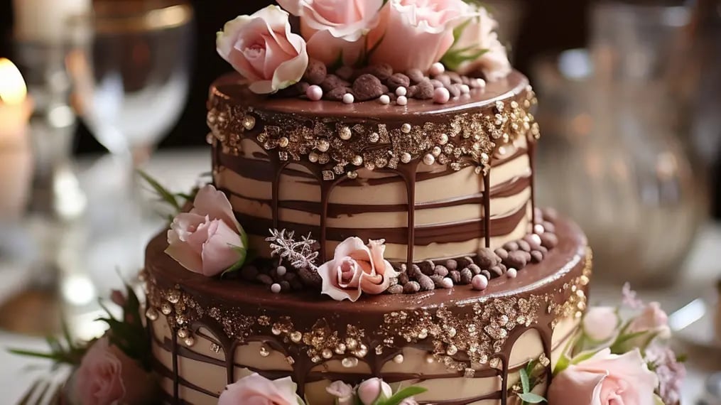Chocolate Wedding Cake