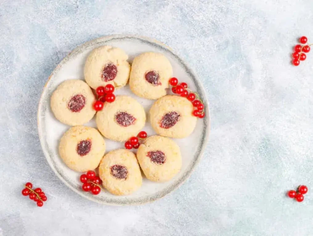 A Step-By-Step Recipe To Make Classic Raspberry Thumbprint Cookies