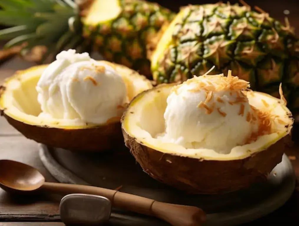 Coconut Pineapple Sorbet