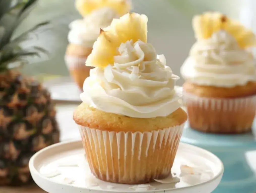 Coconut-Pineapple Cupcakes
