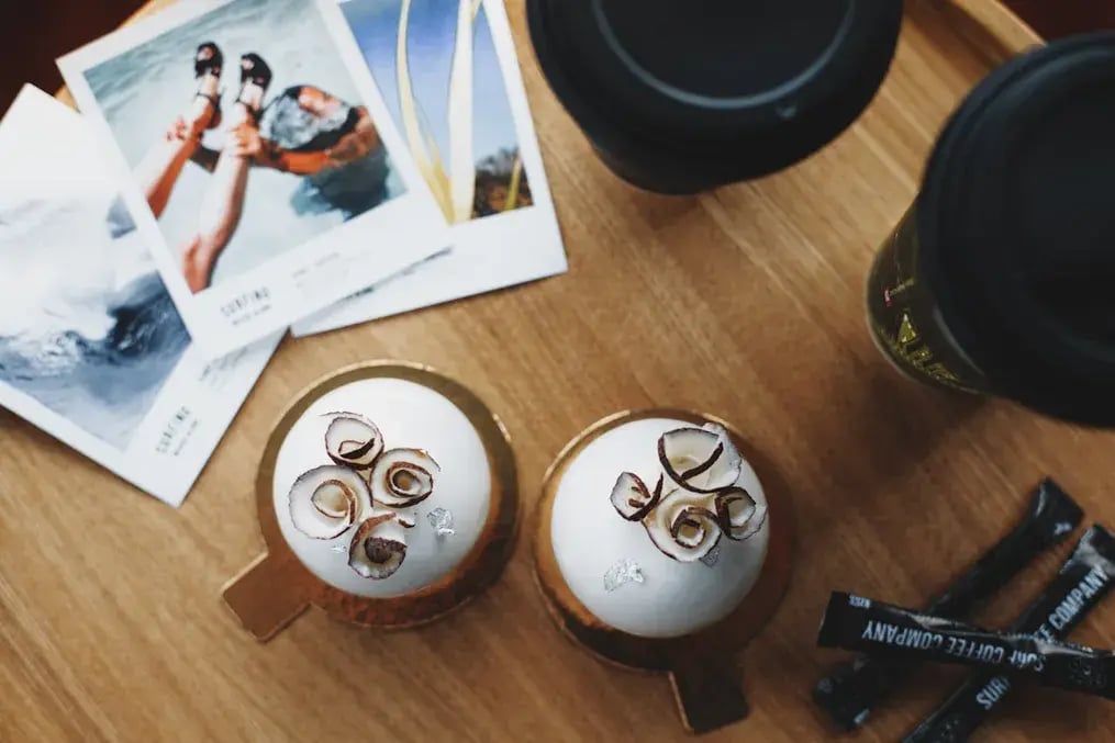 Recipe for Coconut Cream Pear Cups